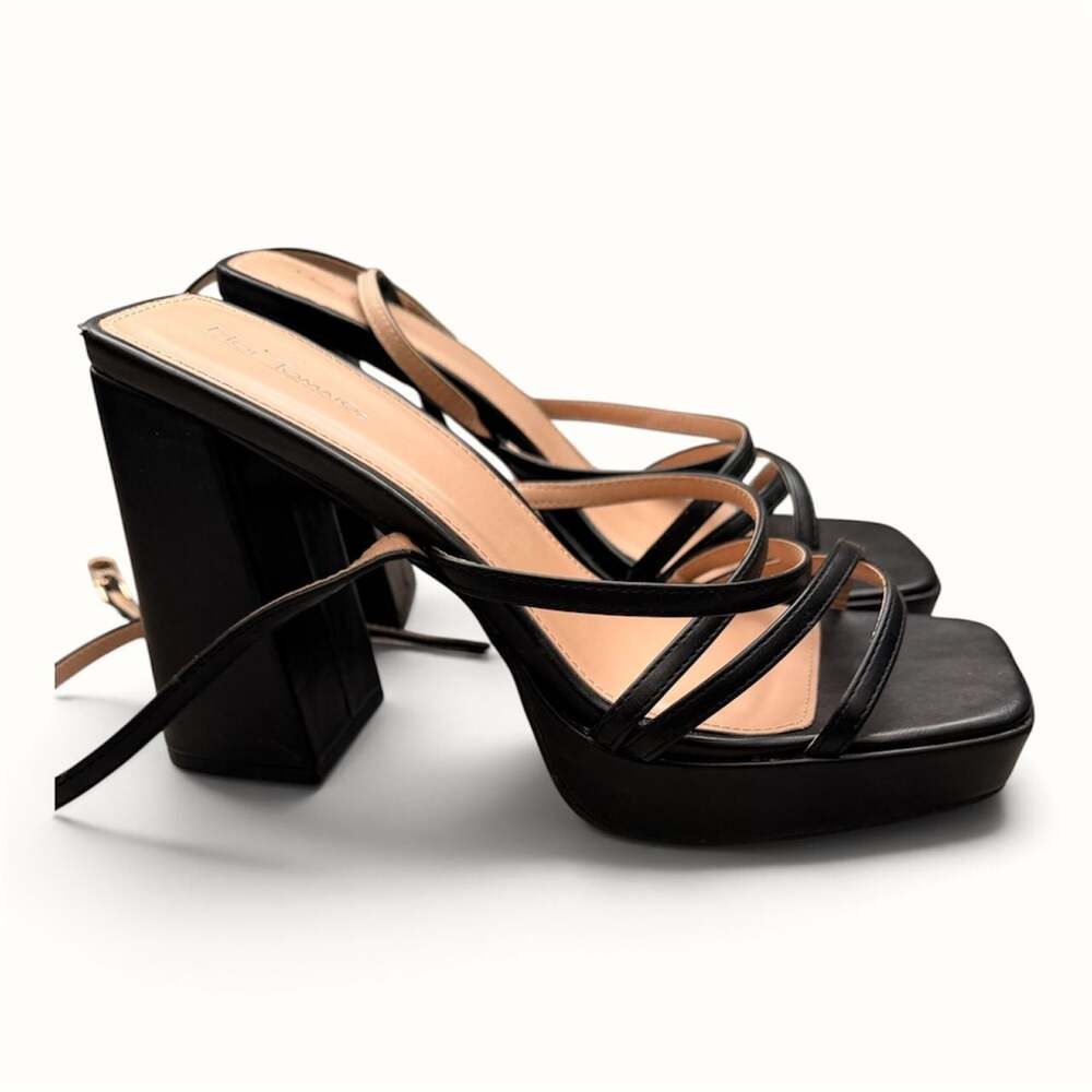 Hot Tomato Women's Strappy Platform Block Heel Sandals